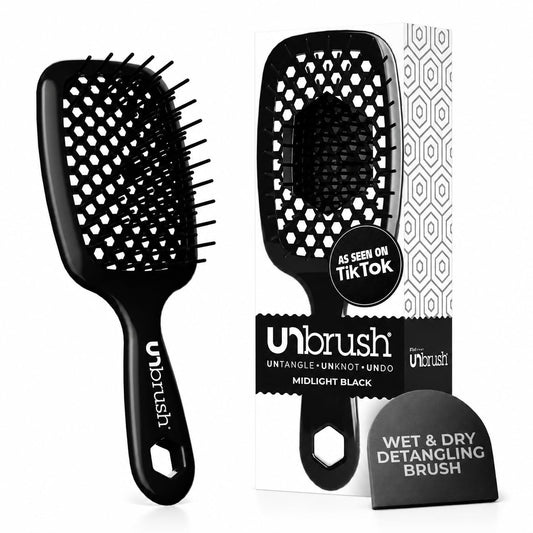 UNbrush DETANGLING BRUSH - BLACK N.O.S. Barber Supply
