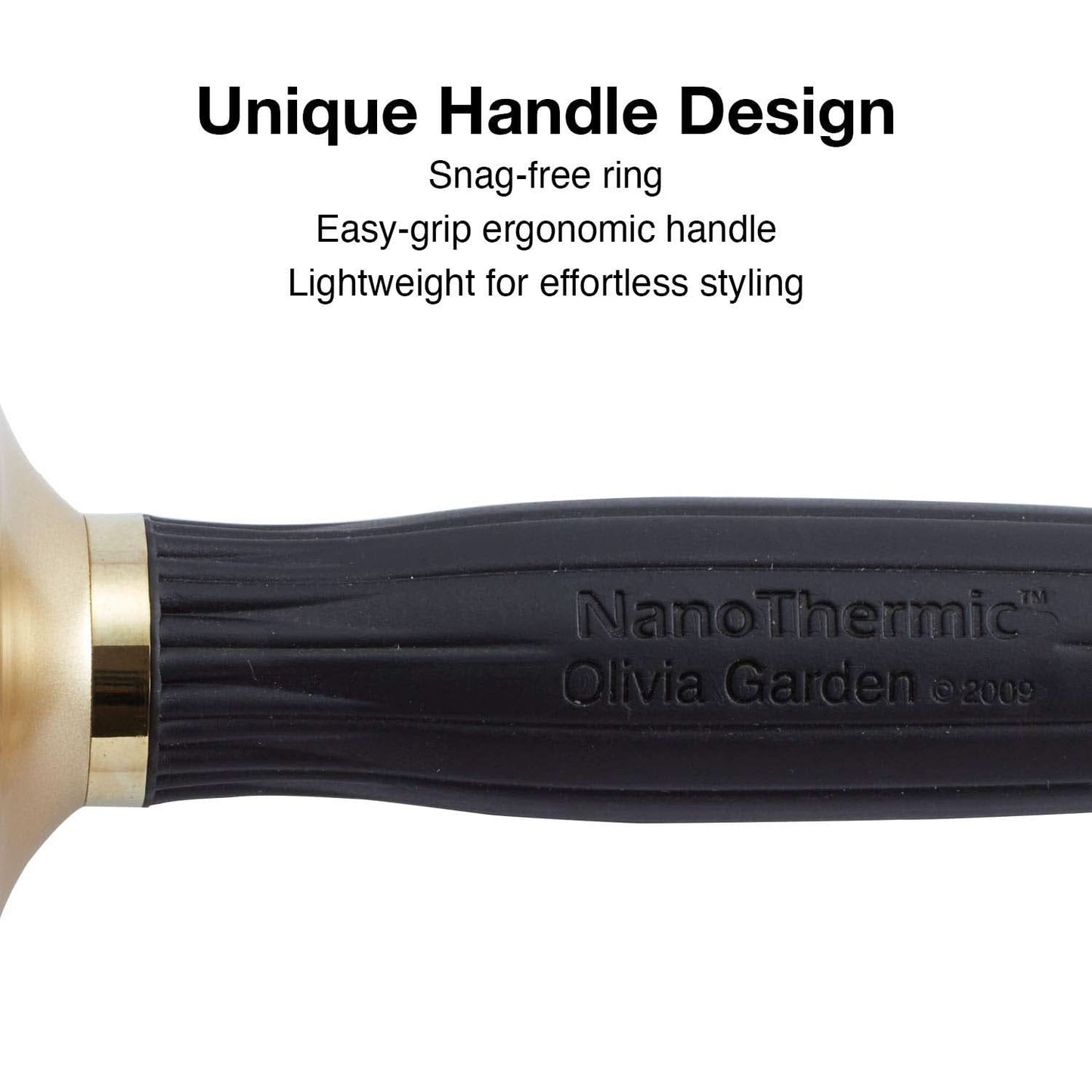 Olivia Garden NanoThermic Ceramic + Ion Hair Brush NT-34G (1 1/4") The Beauty Box