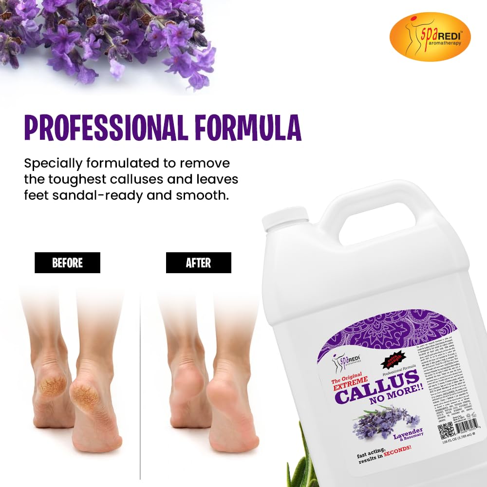 Callus Remover Lavender & Rosemary 128oz Lunali Nail Supply