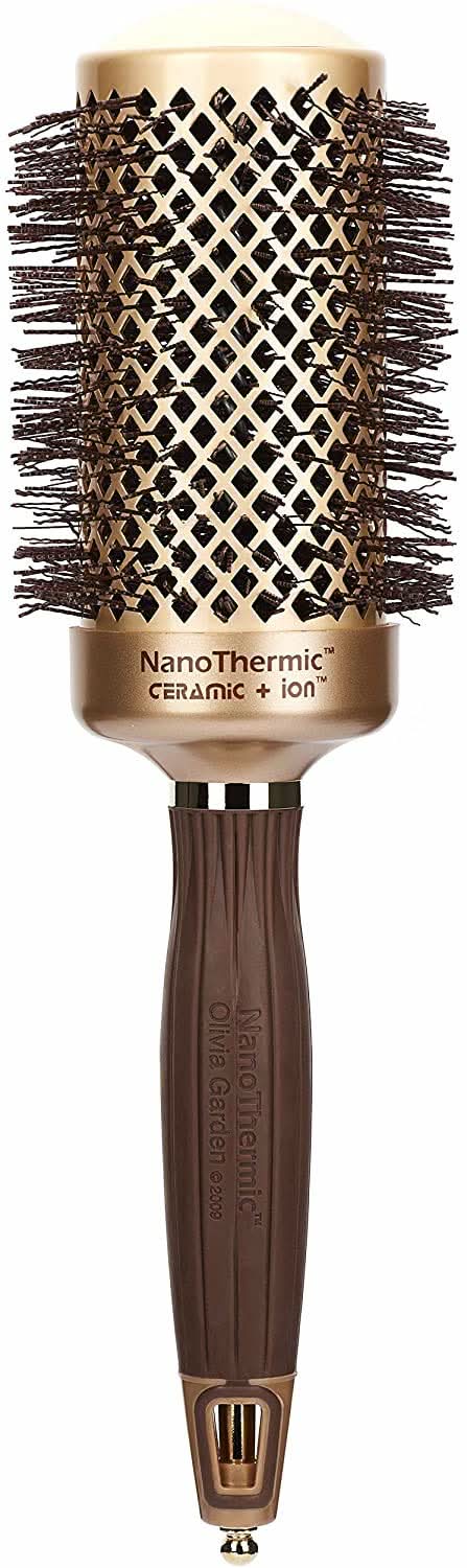 Olivia Garden NanoThermic Ceramic + Ion Round Thermal - NT-54 (2 1/8") The Beauty Box