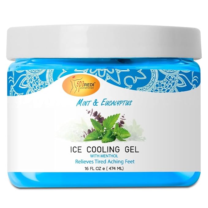Cooling Gel 16oz - Mint & Eucalyptus Lunali Nail Supply