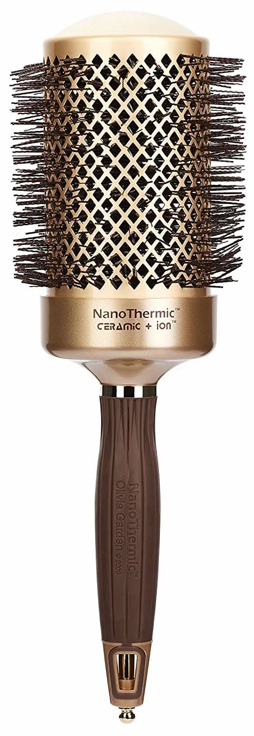 Olivia Garden NanoThermic Ceramic + Ion Round Thermal - NT-64 (2 3/4") The Beauty Box
