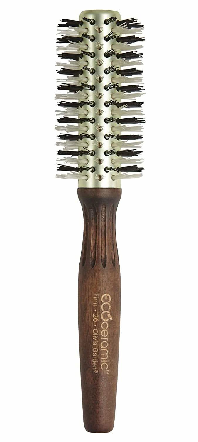 Olivia Garden Eco Ceramic Firm Bristles Round Thermal Hair Brush 2 1/8" - EC-26F The Beauty Box
