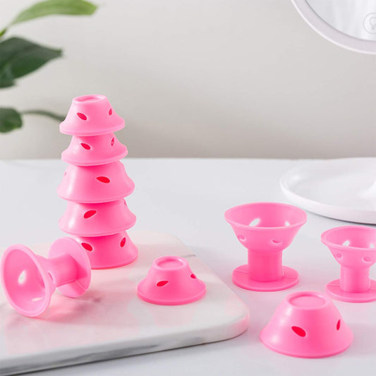 40Pcs Silicone No-Heat Hair Curlers Gamba Beauty