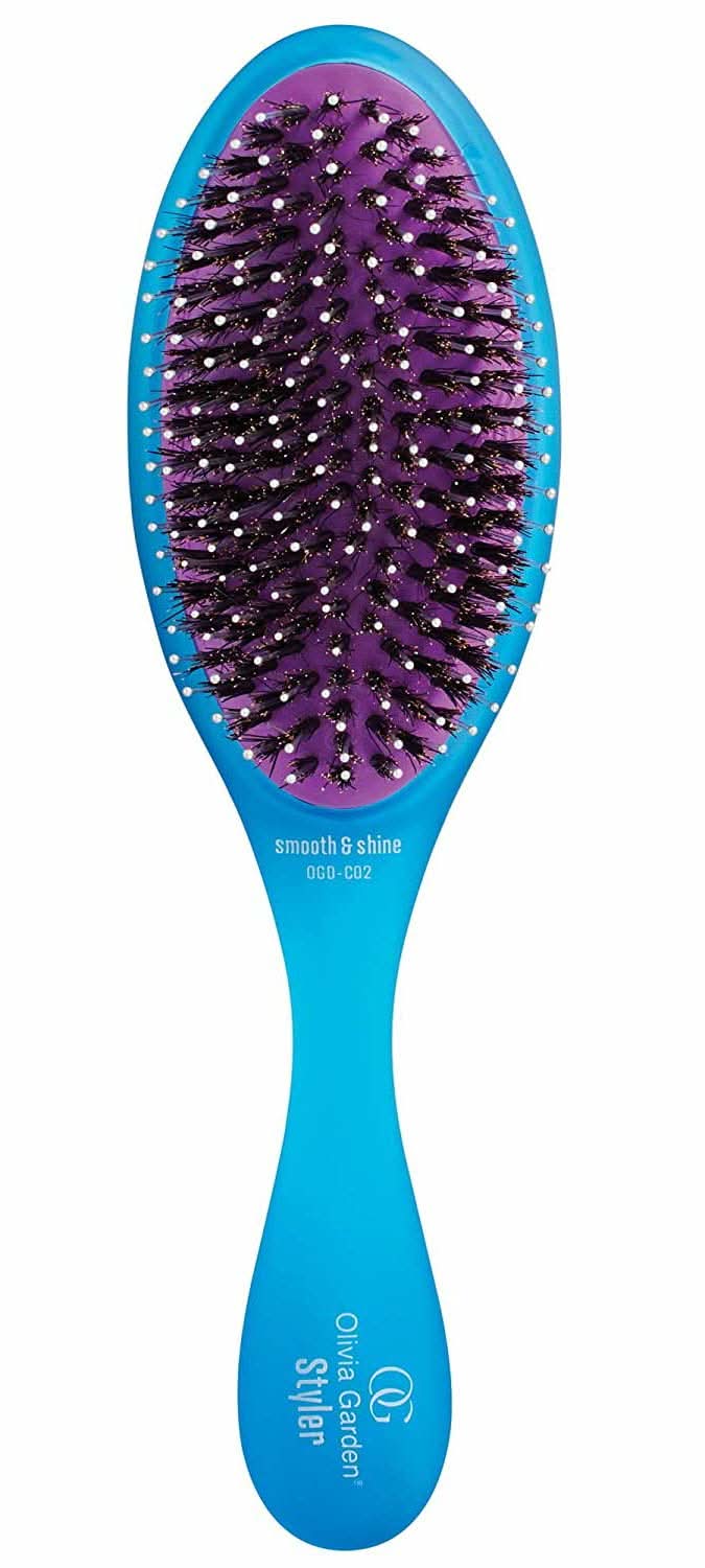 Olivia Garden The OG Brush Styler Brush OGD-C02 (Blue) Smooth & Shine The Beauty Box