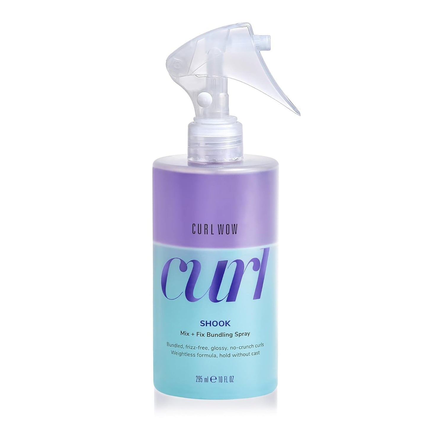 COLOR WOW Curl Wow Shook Mix + Fix Bundling Spray – Shake-to-activate spray combines powerful hydrators + crunch-free polymers for perfectly defined, glossy, frizz-free curls 7DAY'S