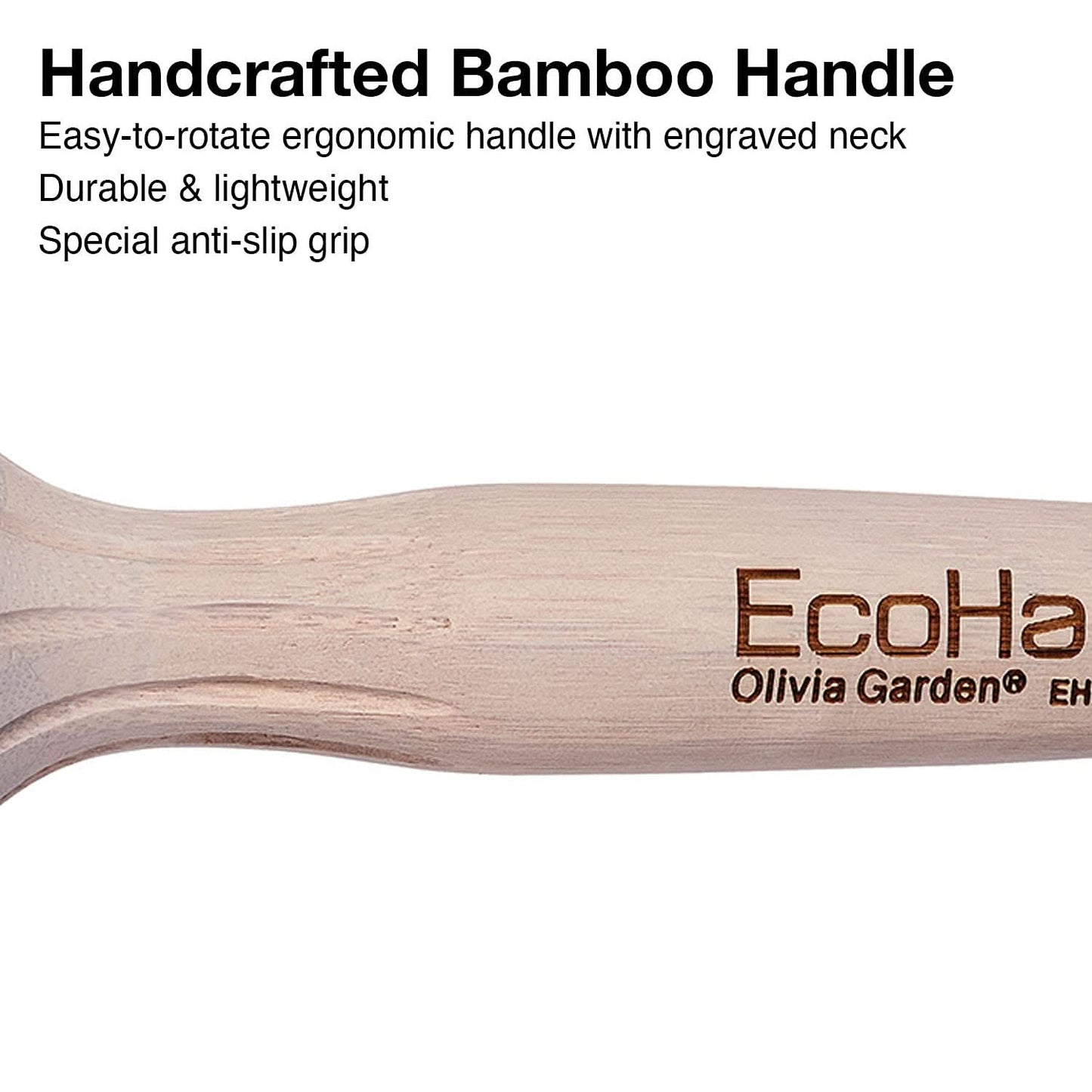 Olivia Garden EcoHair Eco-Friendly Bamboo Thermal Brush EH-24 (1") The Beauty Box