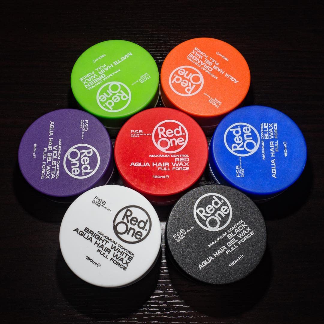 Red One Black Aqua Wax 150ml - Long-Lasting Hold | Hair Styling Beauty Care Bag