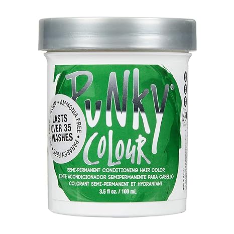 JEROME RUSSELL Punky Colour Semi-Permanent Conditioning Hair Color - Apple Green Avera Group