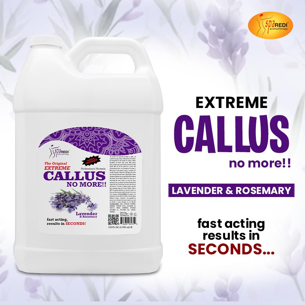 Callus Remover Lavender & Rosemary 128oz Lunali Nail Supply