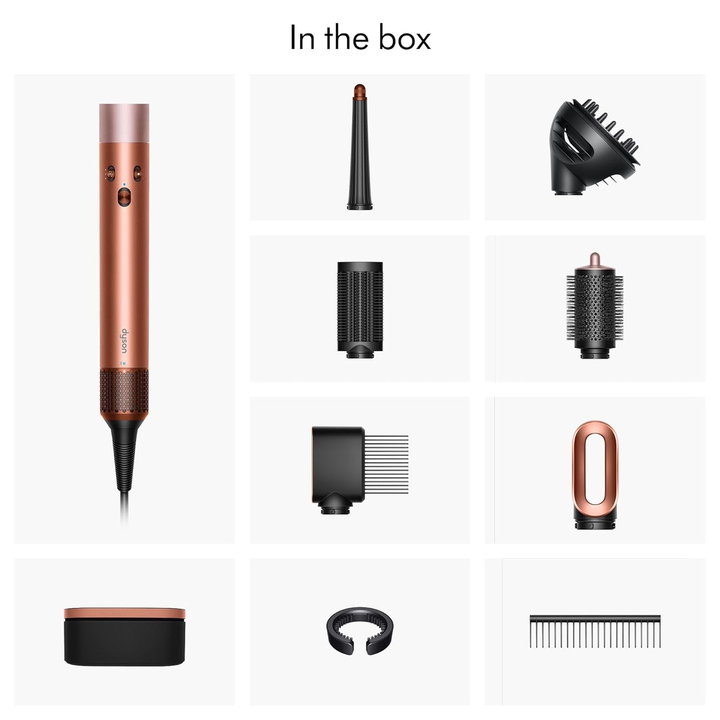 Dyson Airwrap i.d.™ Multi-Styler, Allure Winner, Bluetooth Connected, No Heat Damage, 6-in-1 Versatility, Intelligent Hair Styler