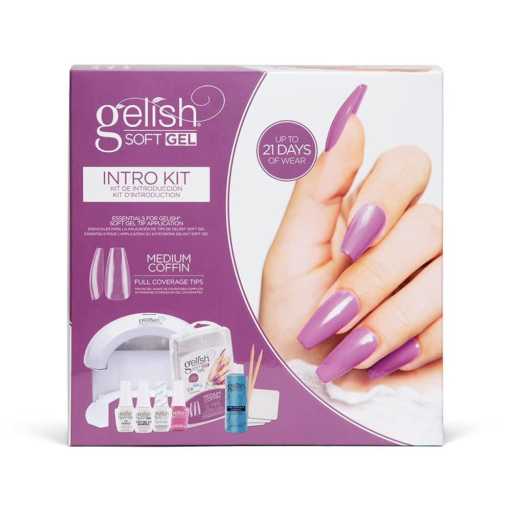 Gelish - Full Cover Soft Gel Intro Kit - Medium Coffin (Limited)