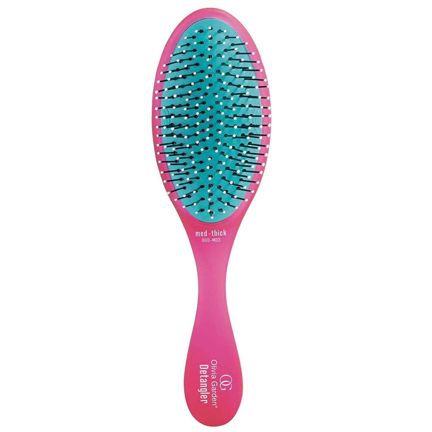 Olivia Garden OG Detangler Brush OGD-M03 (Medium-Thick - Pink) The Beauty Box
