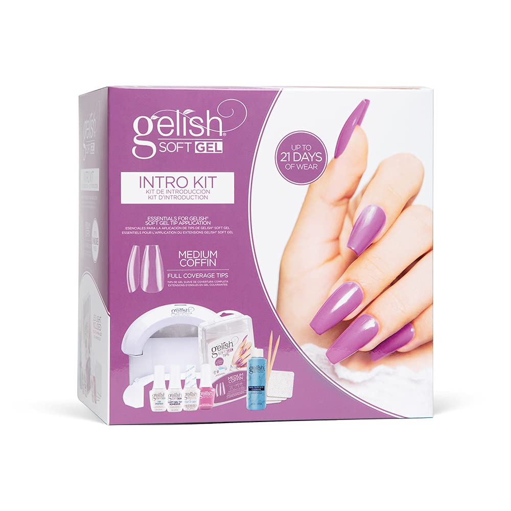Gelish - Full Cover Soft Gel Intro Kit - Medium Coffin (Limited)