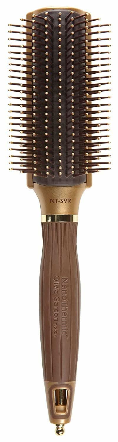 Olivia Garden NanoThermic Ceramic + Ion 9 Row Styling Brush NT-S9R The Beauty Box