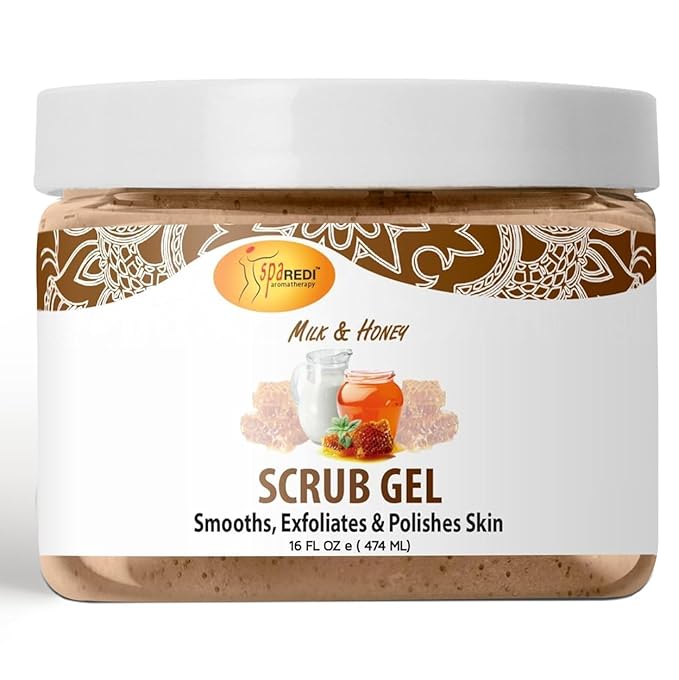 Pedi Scrub Gel 16oz - Milk & Honey Lunali Nail Supply
