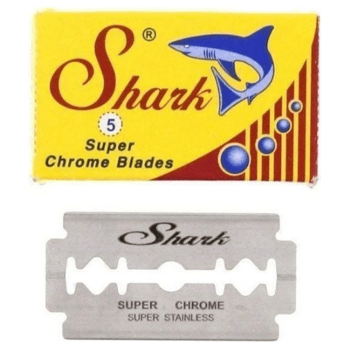 Shark Super Chrome Double Edge Razor Blades 5 Pack Pasteur Pharmacy