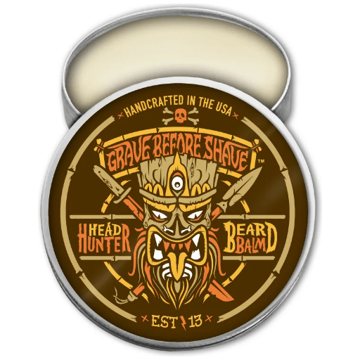 Grave Before Shave Head Hunter Beard Balm Tropical Summer Aroma 2 oz Pasteur Pharmacy