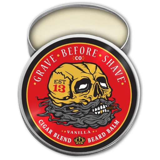 Grave Before Shave Cigar Blend Beard Balm cigar vanilla Scent 2 Oz Pasteur Pharmacy