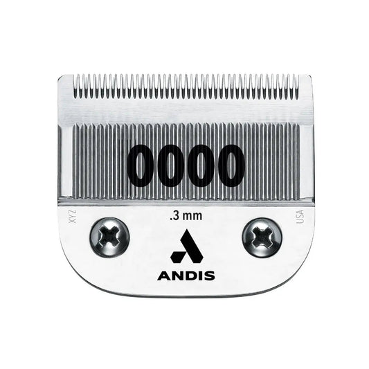 Andis  64074 UltraEdge Clipper Blade Size 0000 – 1/100 Inch Cut - Carbon-Infused Steel Detachable