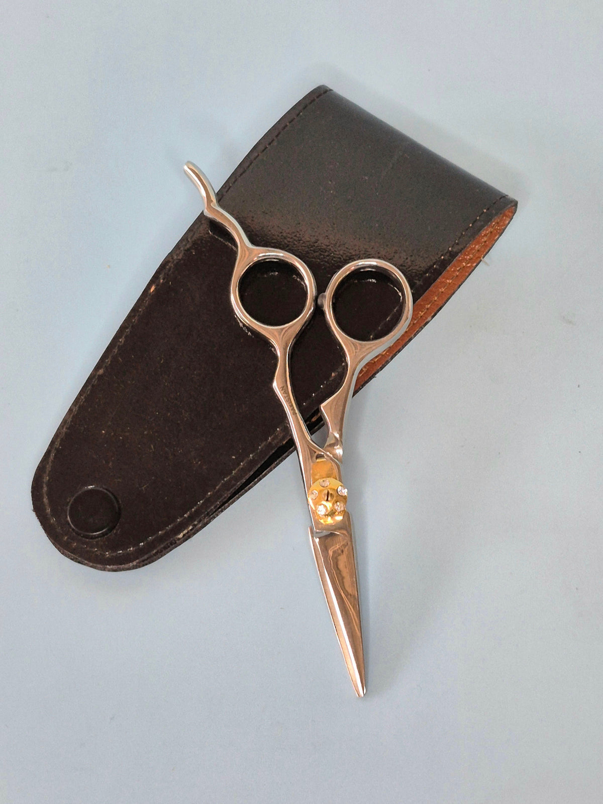 Mini Shears Offset 4.5" with extended finger rest, offset handle (Left or Right) Tamsco Precision Tools