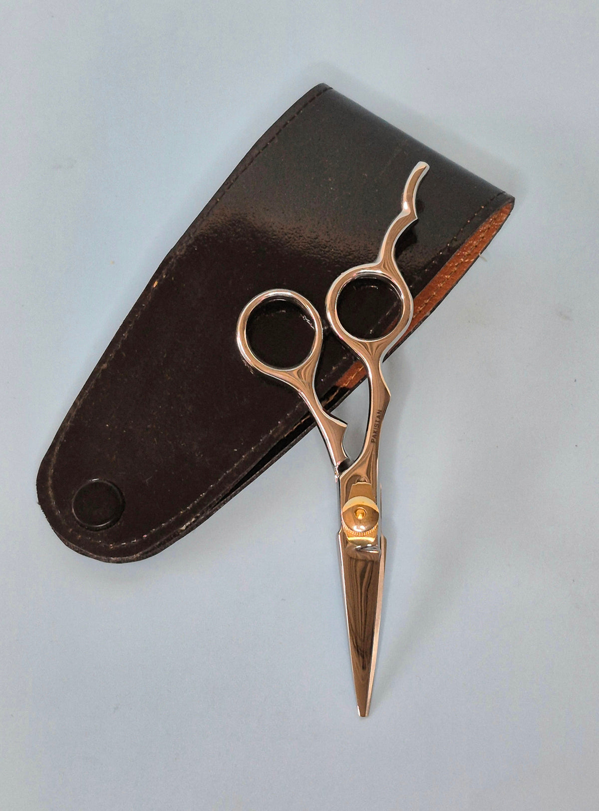 Mini Shears Offset 4.5" with extended finger rest, offset handle (Left or Right) Tamsco Precision Tools