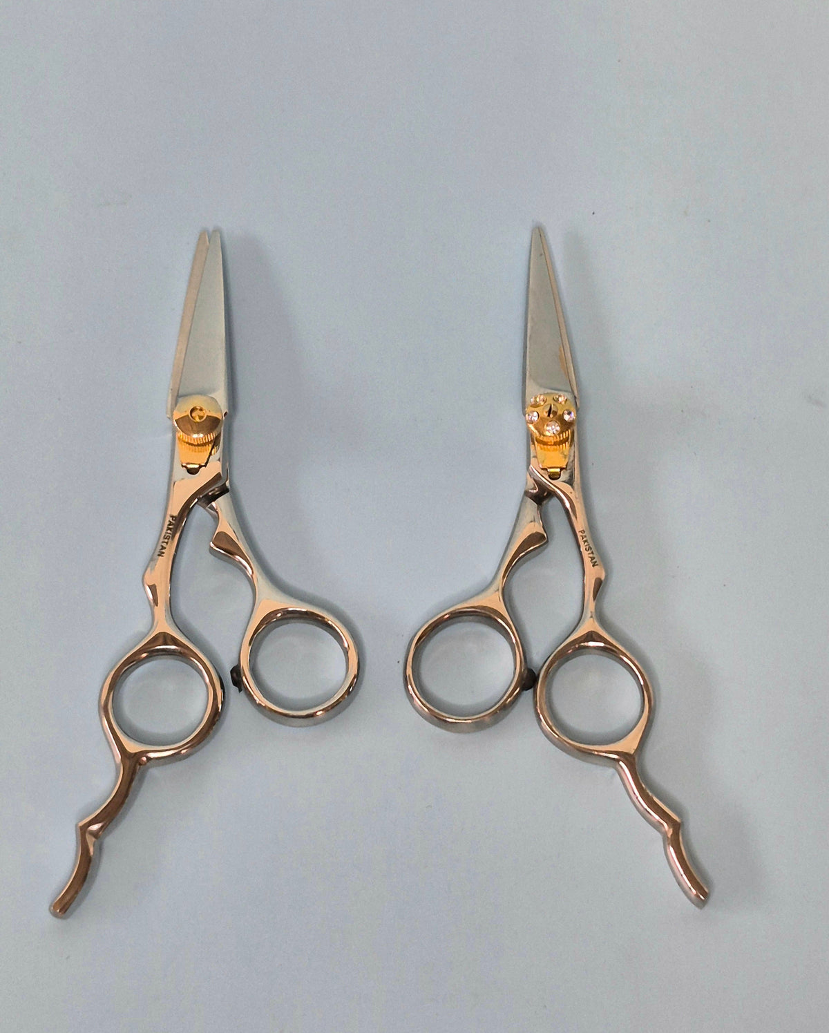Mini Shears Offset 4.5" with extended finger rest, offset handle (Left or Right) Tamsco Precision Tools