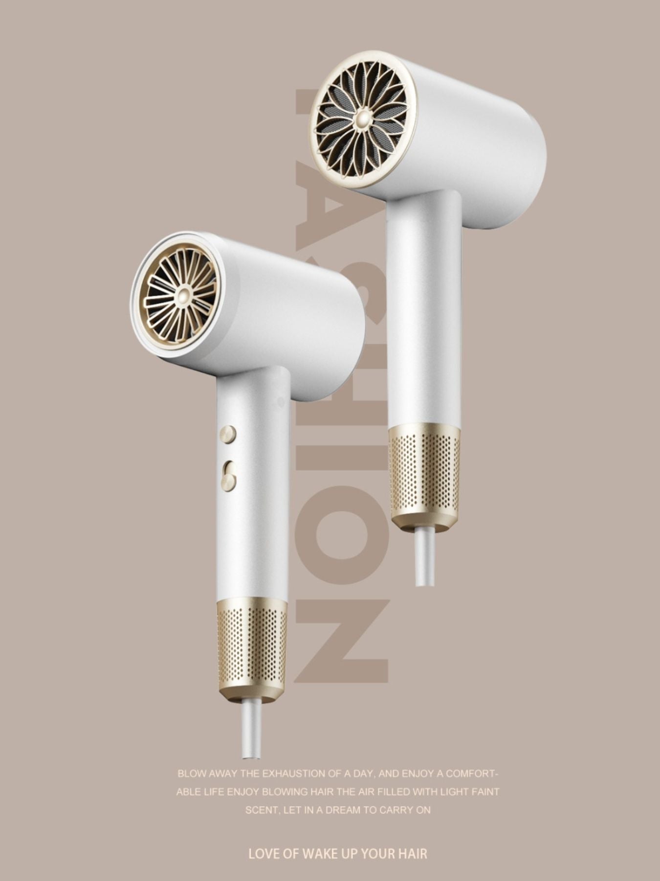 Low Noise Household Hair Dryer Unique Oils