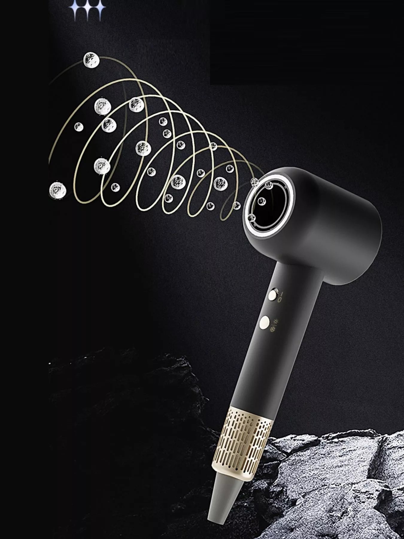 Negative Ion Quick-Drying Household Hair Dryer Unique Oils