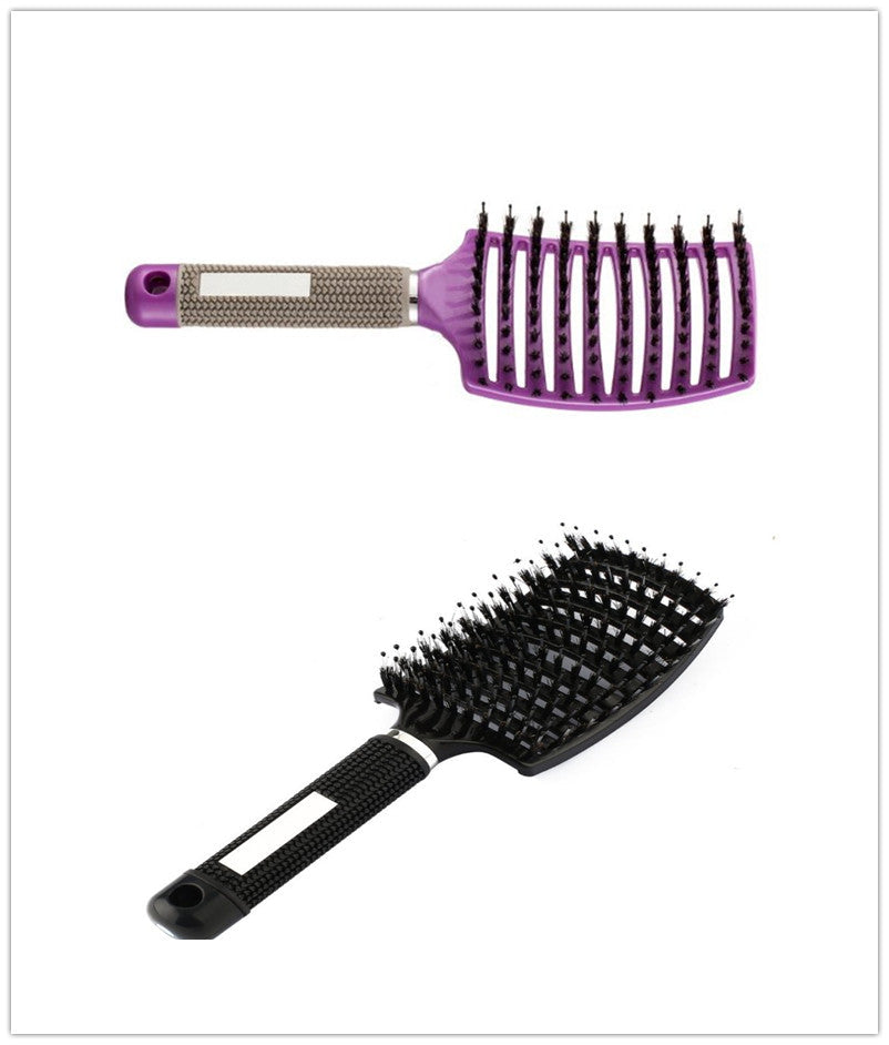 Hairbrush Anti Klit Brushy Haarborstel Women Detangler Hair Brush Bristle Nylon Scalp Massage  Teaser Hair Brush Comb Noventix