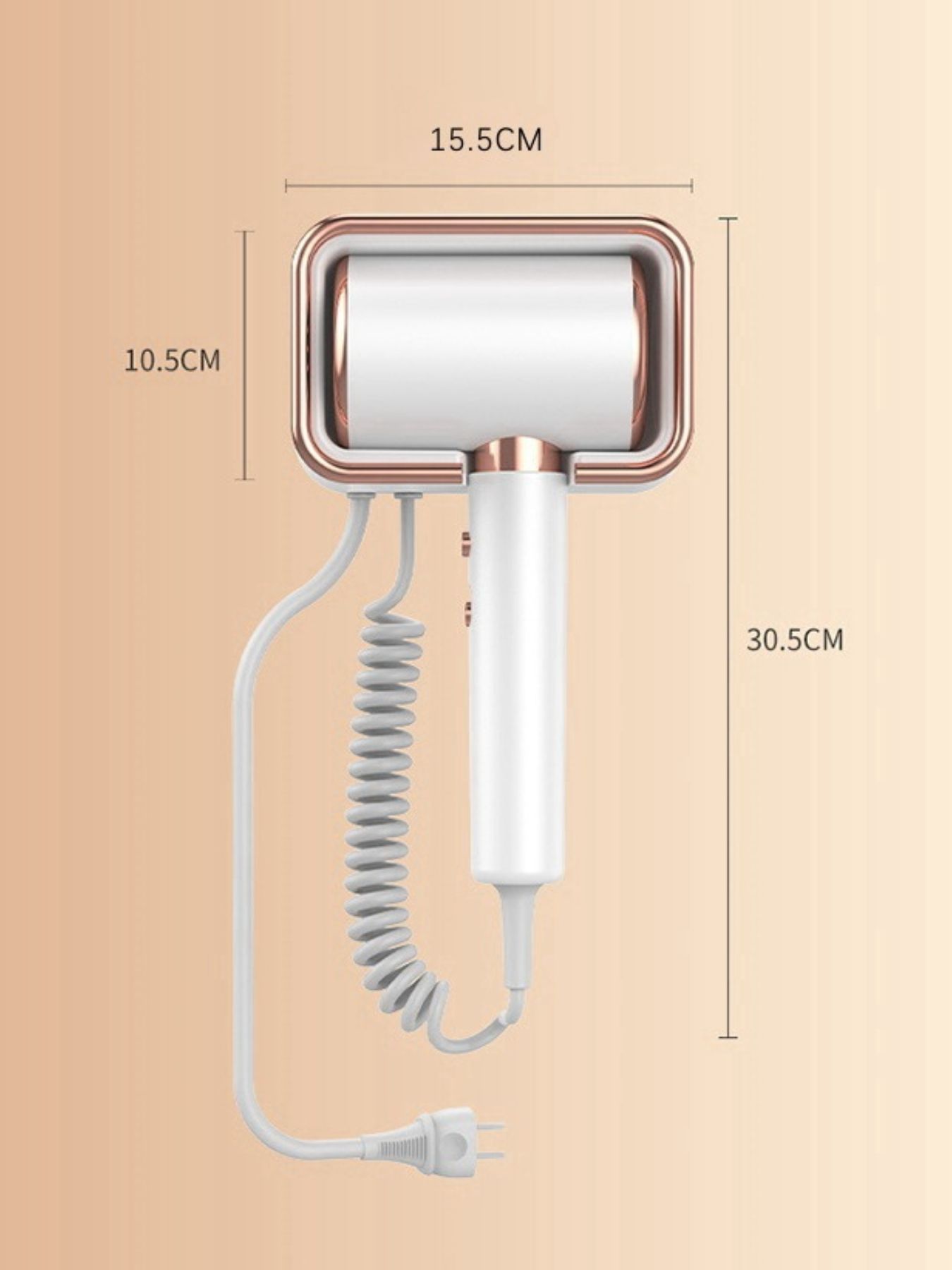Wall-Mounted Household Hair Dryer Unique Oils