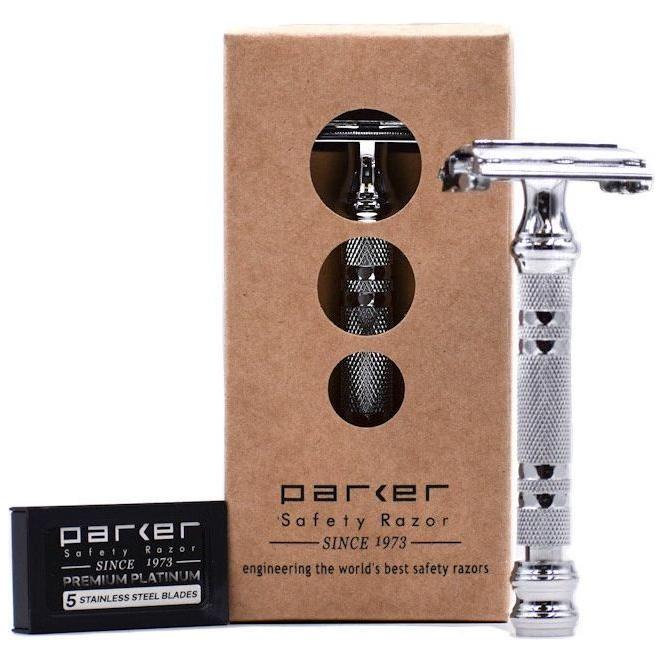 Parker 66r Chrome Heavy Weight Double Edge Safety Razor Pasteur Pharmacy