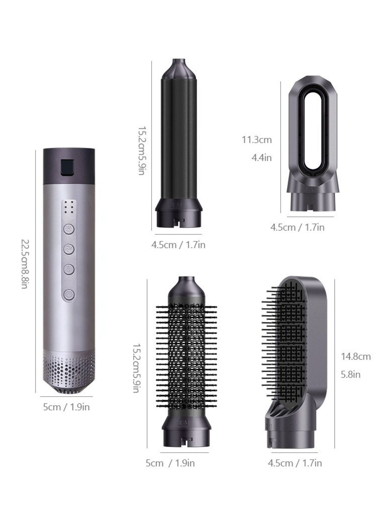 5-in-1 Hot Air Brush Unique Oils