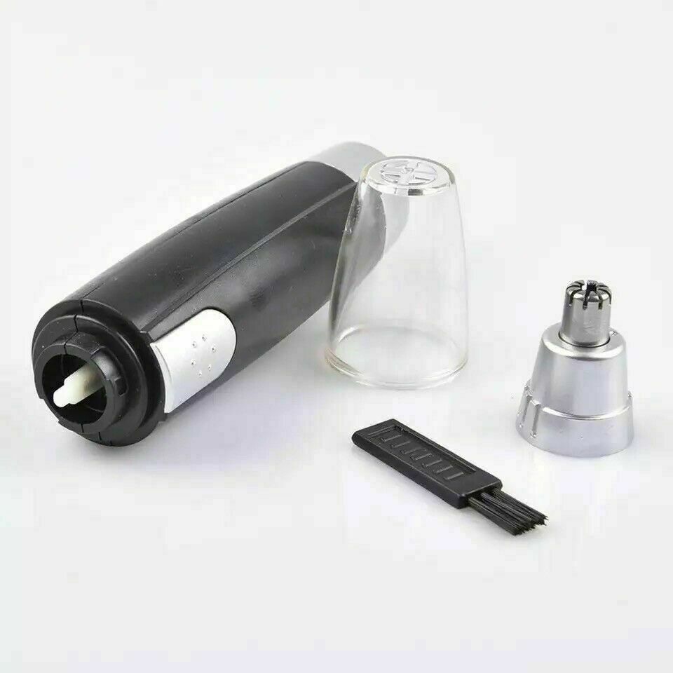 Electric Nose Ear Hair Trimmer Eyebrow Shaver Clipper Groomer Cleaner Unisex Electric Nose Hair Trimmer Portable Ear Hair Removal Painless Nose Hair Clipper with LED Light for Men and Women FLIPSTYLEZLLC