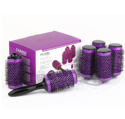 Professional Hair Dressing Brushes High Temperature Resistant Ceramic Iron Round Comb Beauty Hair Makeup Tool 50mm My Store
