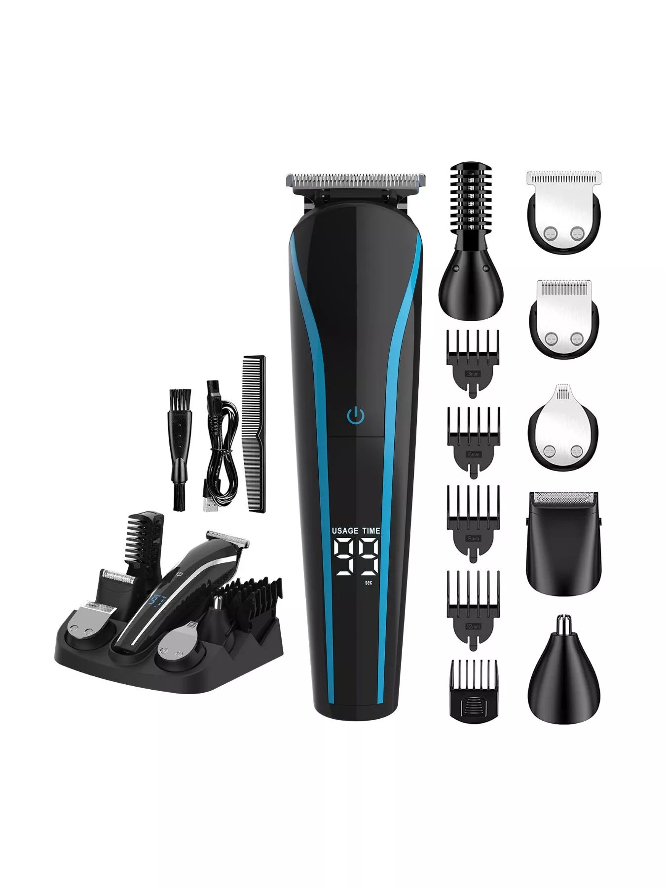 Cordless Rechargeable Hair Clipper Unique Oils