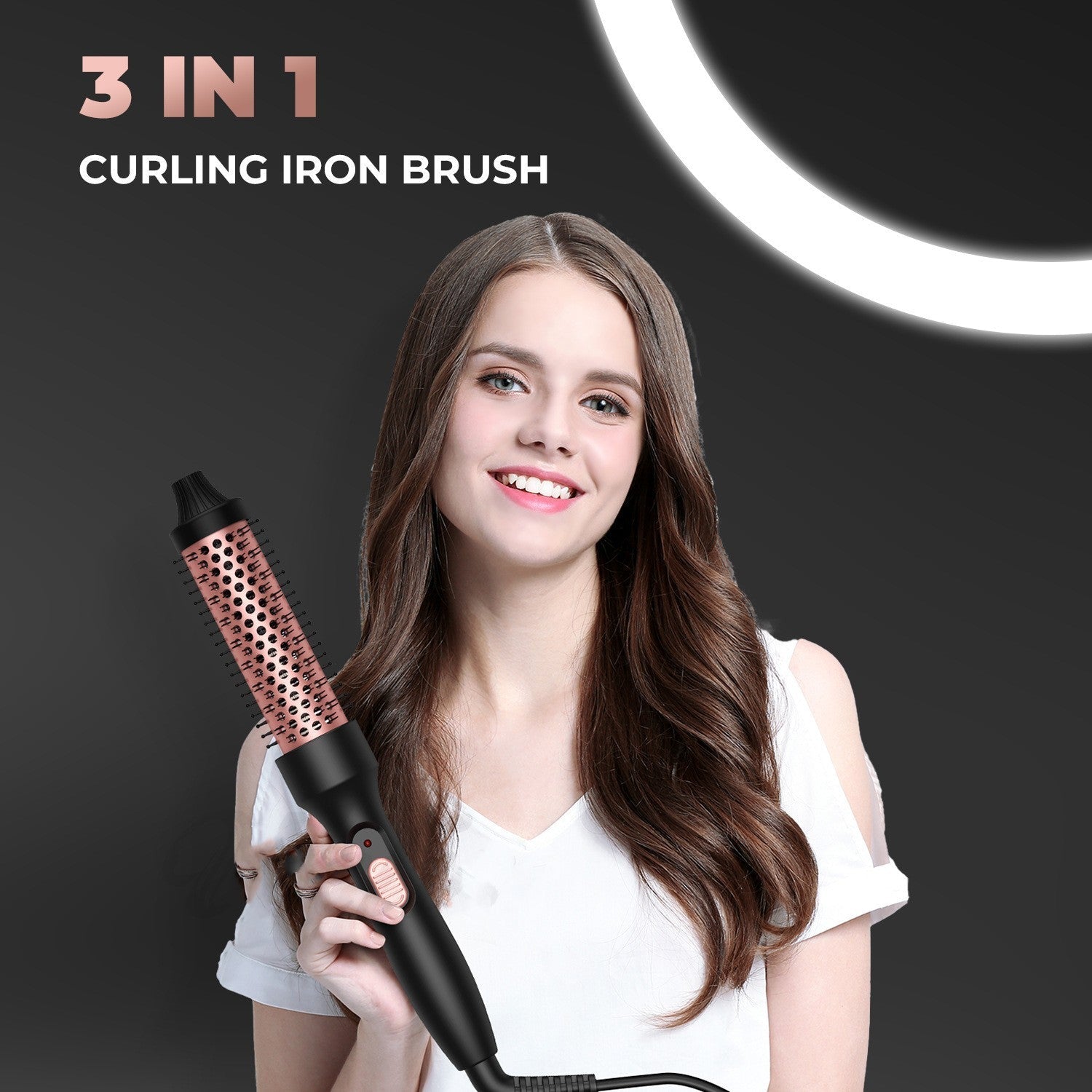 Hair Straightener And Curler Brush Hair Dryer High-power Hot Air FLIPSTYLEZLLC