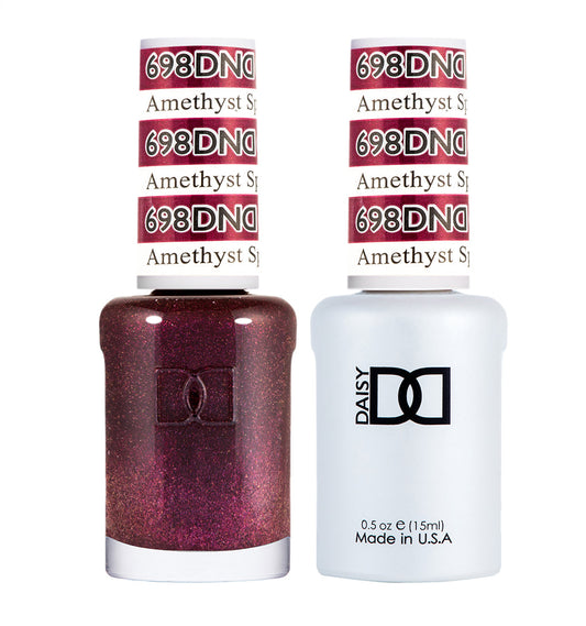 Amethyst Sparkles #698 - DND Gel Duo Lunali Nail Supply