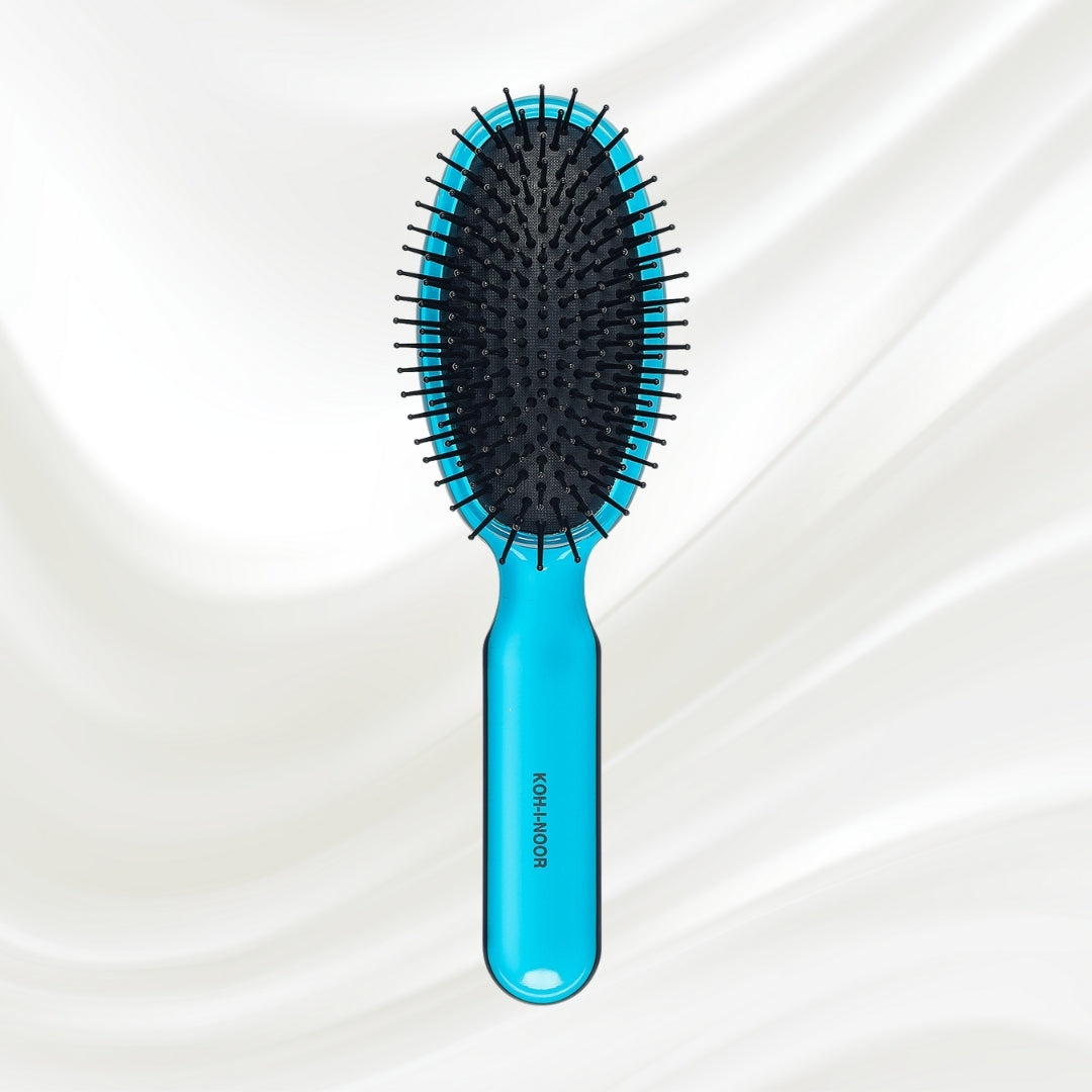 All Seasons Synthetic Pin Hair Brush - Pneumatic Cushion for Thick & Coarse Hair KOH-I-NOOR Beauty USA