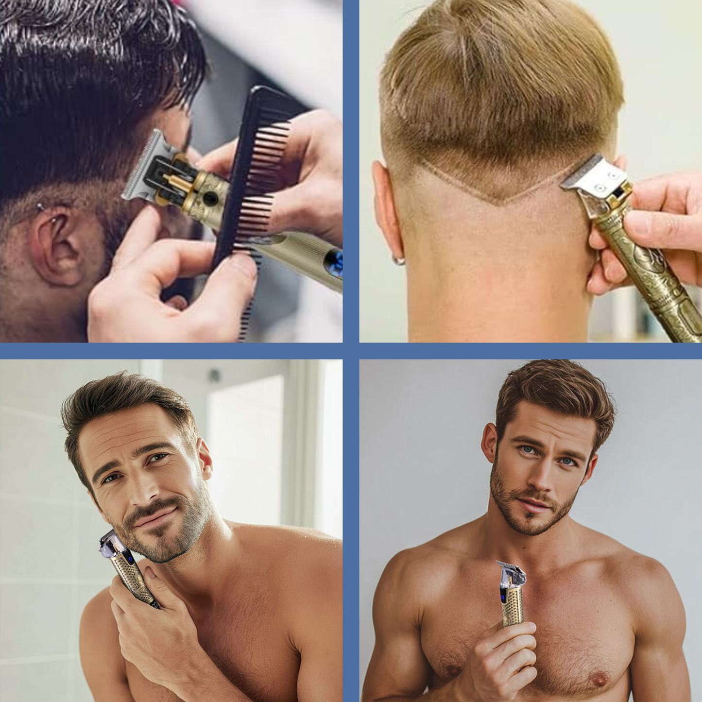 PrimeX Cordless Lithium Outlining Barber Trimmer Brass Annie International, Inc.