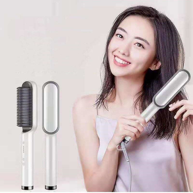 Multifunctional Electric Heating Hair Straightening Comb Elyvora LLC