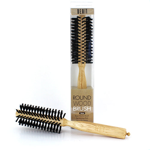 Looks Round Wood Barrel Hair Brush 16 mm VIP Extensions