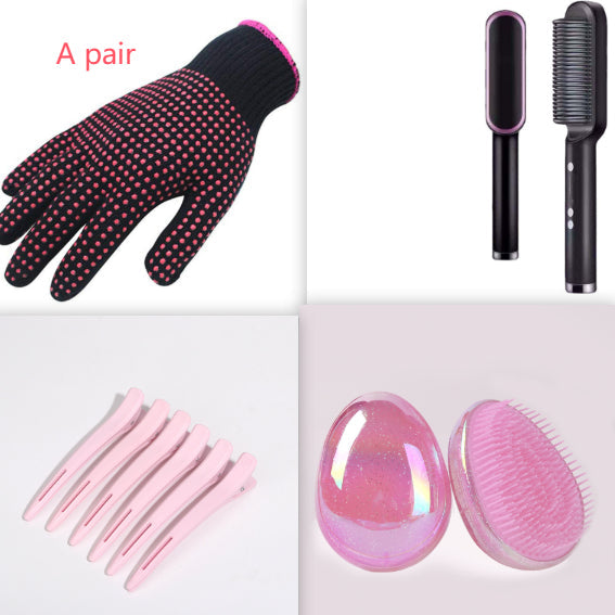 Multifunctional Electric Heating Hair Straightening Comb Elyvora LLC