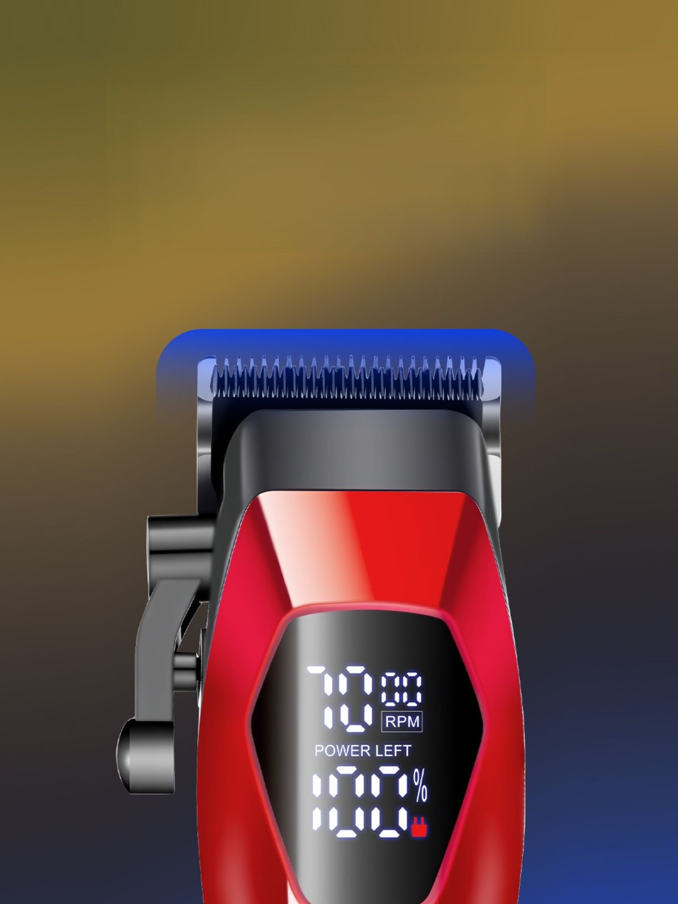Cordless Hair Clipper with LED Display Unique Oils