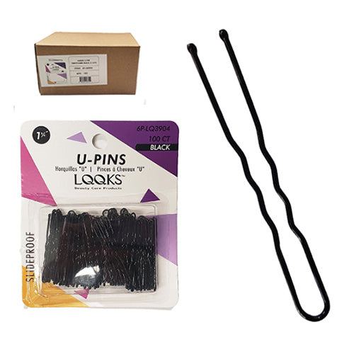 Looks U-Shaped Hair Pins — 100 Count VIP Extensions