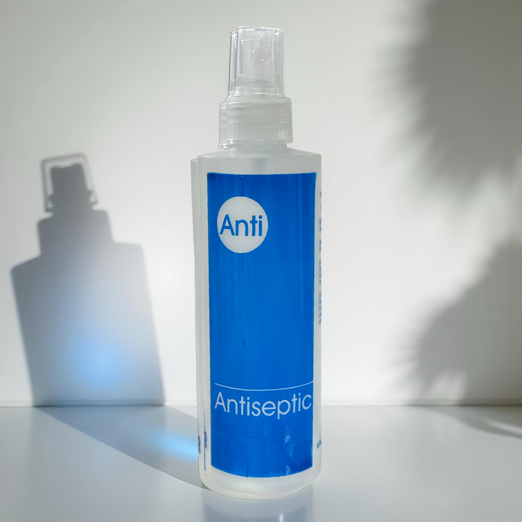 Imprinted Antiseptic Empty Bottle 8oz - Tolco Lunali Nail Supply