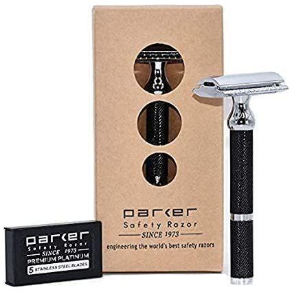 Parker 71R Heavyweight Three Piece Double Edge Safety Razor Pasteur Pharmacy