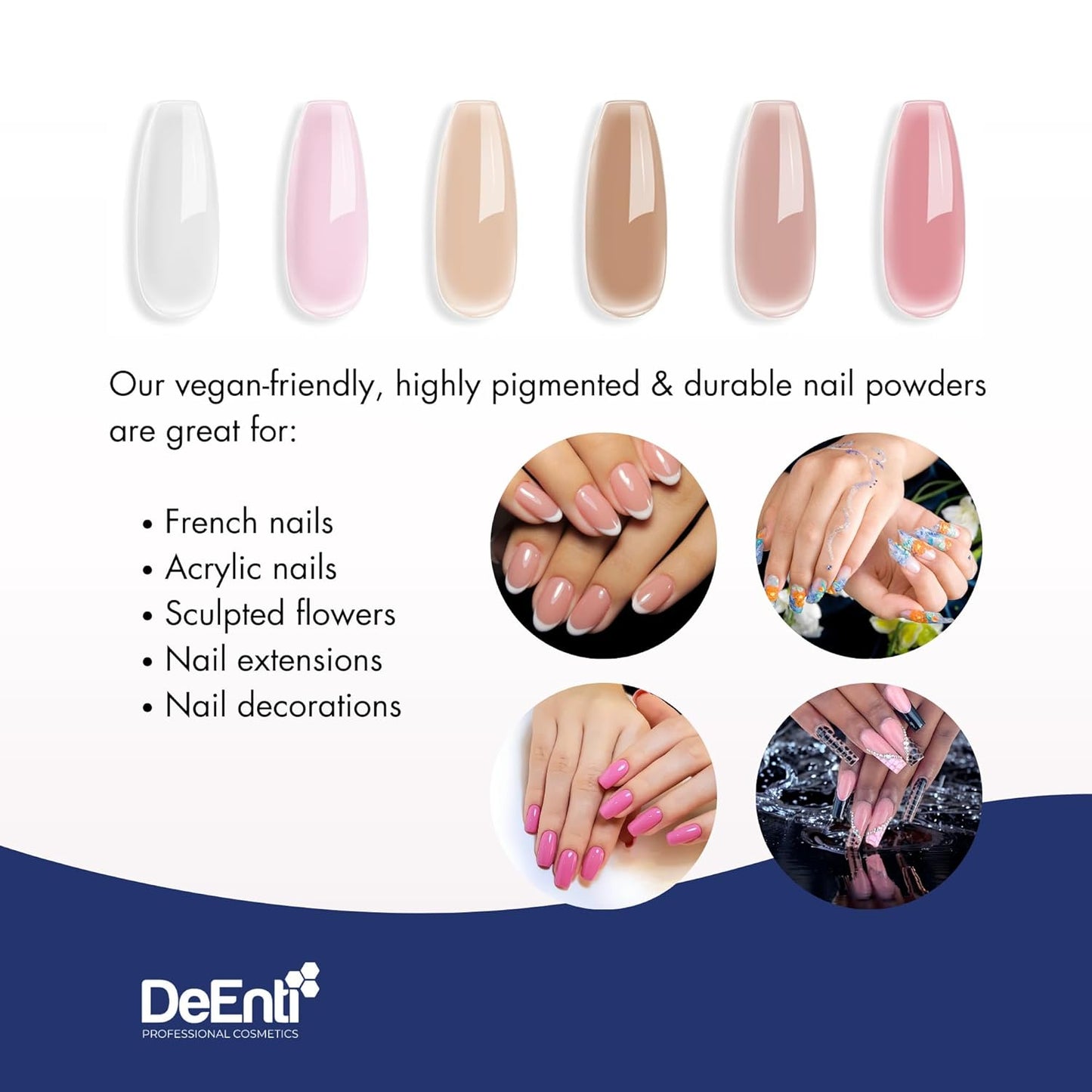 Medium Pink Acrylic Powder – 4 oz Lunali Nail Supply