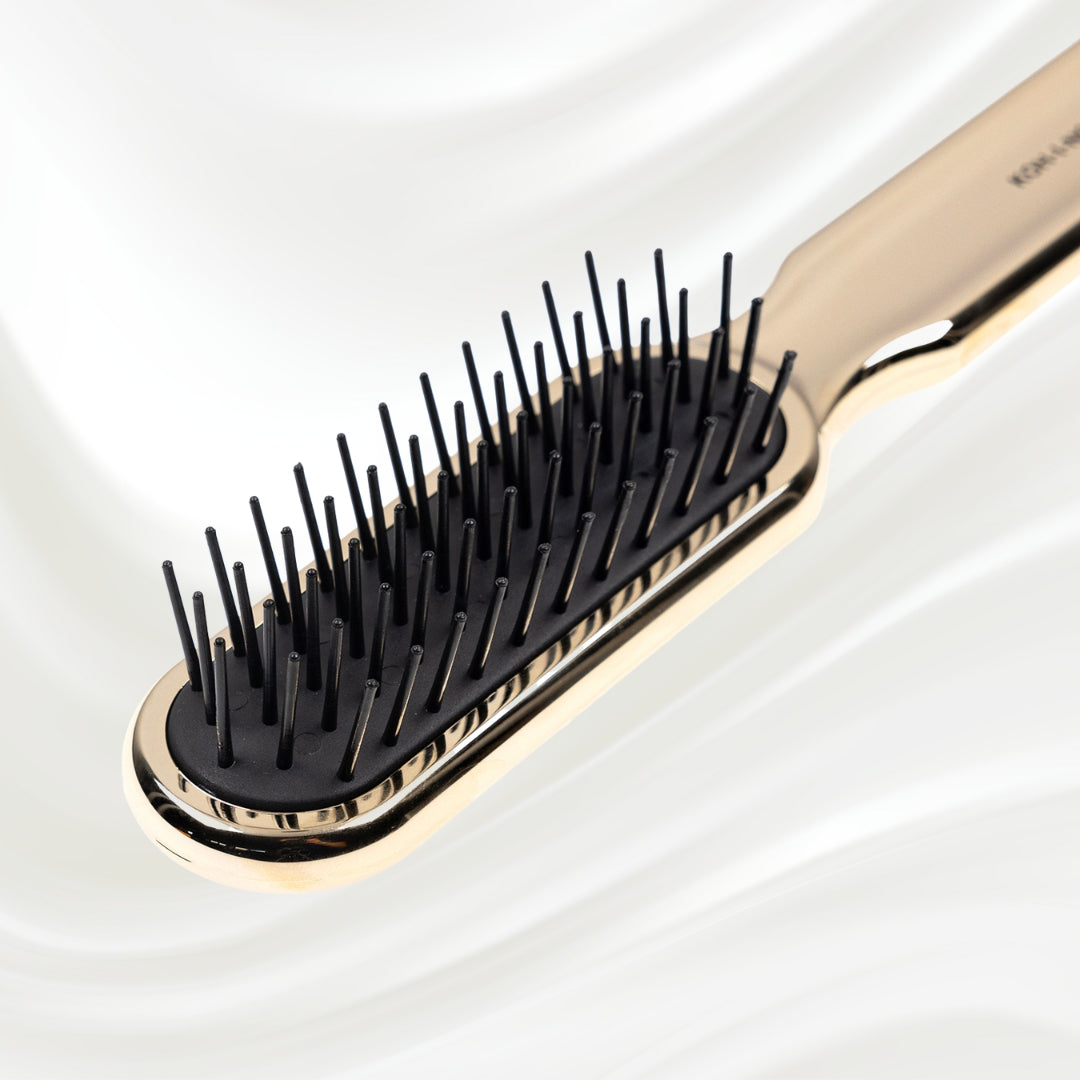 Metallic Styling Brush - Pneumatic Synthetic Pins for Thick & Coarse Hair KOH-I-NOOR Beauty USA