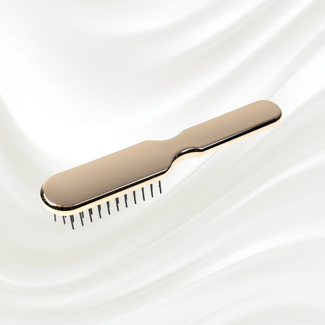 Metallic Styling Brush - Pneumatic Synthetic Pins for Thick & Coarse Hair KOH-I-NOOR Beauty USA